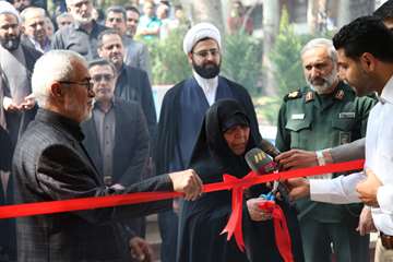 مراسم رونمایی از یادمان شهدای گمنام